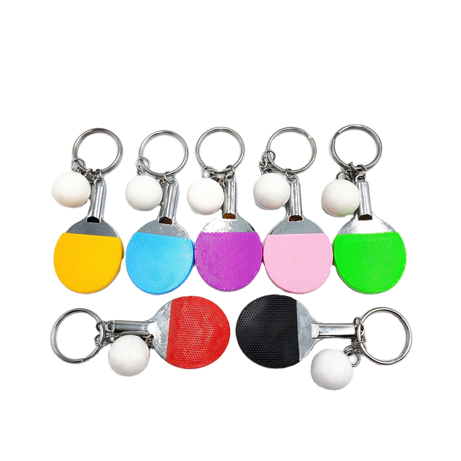 Мини брелок для ключей с имитацией ракетки для настольного тенниса подвесной веер для настольного тенниса сувенир для занятий спортом подарки с перекрестной границей