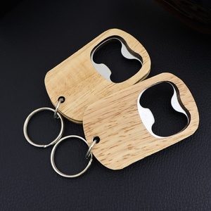 Bia mở Gỗ gỗ Coaster bia chai Opener với nam châm tùy chỉnh - Product Image 2