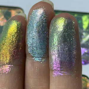 Tùy chỉnh logo Chất lượng cao 16 màu sắc mê hoặc Kính vạn hoa màu sắc chuyển dịch Ombre cầu vồng multichrome Eyeshadow - Product Image 6