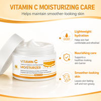 Crème hydratante pour le visage à la vitamine C, naturelle, éclaircissante, hydratante, anti-rides, réductrice de taches, réparatrice, OEM ODM