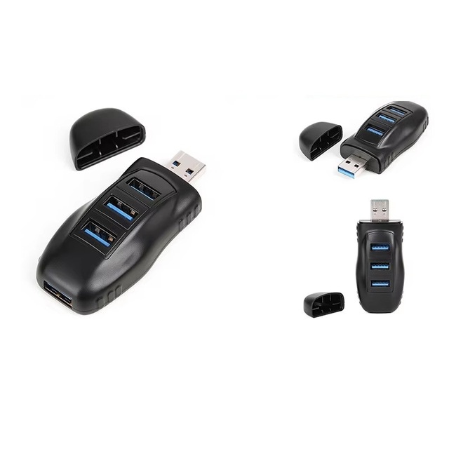 Cross-border USB 3.0 Four-port HUB Docking Station, Ultra-fast Multi-interface Portable Computer Splitter
