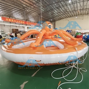Crazy aqua ROCKET-asiento inflable giratorio de grado comercial para máximo 8 personas, tubo de remolque para esquí acuático, nuevo - Product Image 5