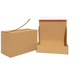 맞춤형 이지 테어 스트립 오프닝 씰 골판지 배송 상자 지퍼 메일러 박스 - Product Image 5