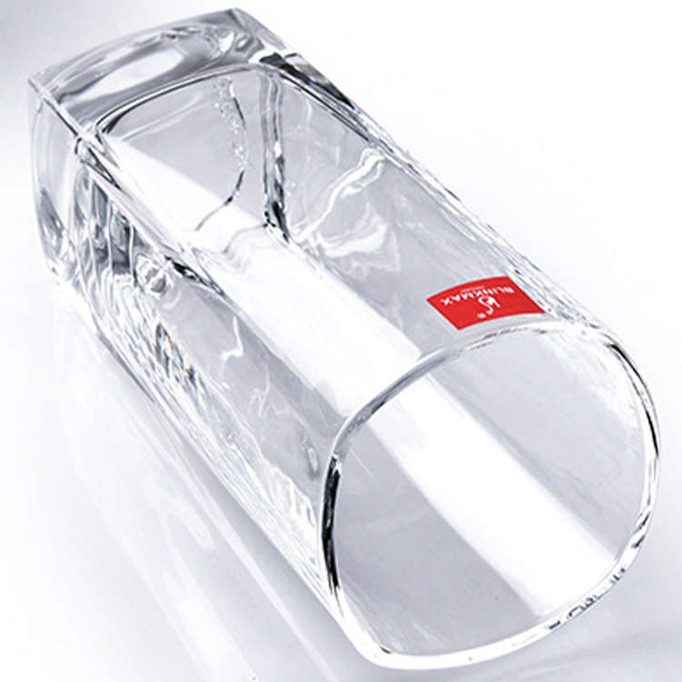 Zylinder klar farbe einzigen tee runde schicht lange rotwein platz custom wärme wasserdicht transparent glas tasse