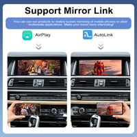 Adaptateur sans fil CarPlay et Android Auto pour BMW Série 1/2/3/4/5/7 X1/X3/X5/X6 MINI X4 - Commande vocale USB Type-C