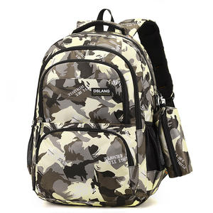 Gran capacidad impermeable poliéster malla forro Oxford cremallera cierre mochila nuevo diseño moda estudiante mochila - Product Image 5