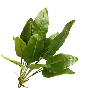 Feuilles de bananier artificielles, verdure en plastique, aménagement paysager intérieur/extérieur, ornement de jardin, décoration intérieure, plante artificielle, fleurs en plastique - Product Image 5
