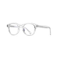 Visualmate haute qualité montures de lunettes Vintage classique rond optique monture de lunettes violet marque à la mode lunettes à la mode