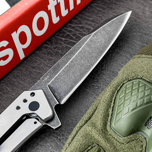 Couteau pliant industriel Misdirect 1365 pour le camping, la chasse et l'extérieur, outil EDC, manche en alliage d'aluminium, outil de coupe quotidien portable EDC - Product Image 3