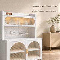 Buffet en acier minimaliste nordique, meuble de salon, armoire de rangement pour vin, pour la maison