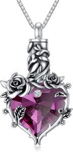 Keepsake Memorial Jewelry Blank Custom Heart Cremation Urn Necklace <strong>for</strong> <strong>Ashes</strong> Urn Jewelry Memorial <strong>Pendant</strong> With Fill Kit - Product Image 5