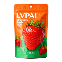 Pochette à graines personnalisée en matériaux de haute qualité, sac à fermeture éclair écologique pour légumes, pochette verticale