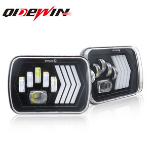 QIDEWIN ไฟหน้า LED ขนาด 7 นิ้วพร้อมไฟเลี้ยวแบบลูกศรสำหรับไฟสปอร์ตไลท์รถจักรยานยนต์ IP67 กันน้ำ - Product Image 1