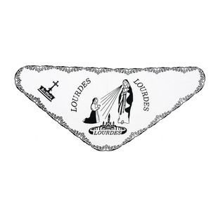 Écharpe de Prière Triangulaire en Dentelle Vente Chaude Motif Religieux Vierge <span class=keywords><strong>Marie</strong></span> Brodé Transparent pour Femmes Accessoires Vestimentaires - Product Image 4