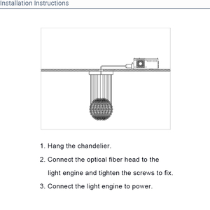 <span class=keywords><strong>Moteur</strong></span> d'éclairage à fibre optique 5W/18W/27W/45W pour décoration intérieure, plafonnier étoilé, lustre de piscine, effet ciel étoilé et météore - Product Image 3