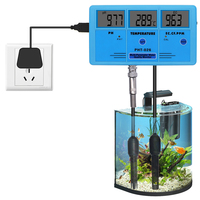 Testeur de qualité de l'eau numérique multi-paramètres PHT-026 batterie Rechargeable intégrée 6 en 1 EC TDS PH mètre
