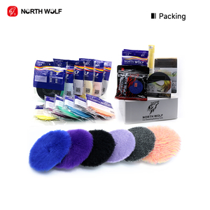 Bông đánh bóng len North Wolf 5 inch bán buôn, nhiều kích cỡ khác nhau, dùng cho đánh bóng ô tô - Product Image 6