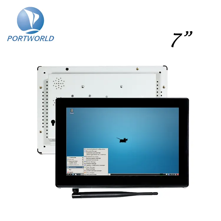 Portworld All In One POE Embedded 7 Inch Android Touch Panel Pc For Embedded Industrial Android Pc