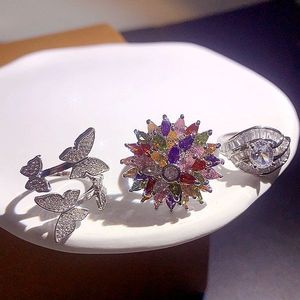 Anelli di Lusso 2026 con Zirconia e Grandi Gemme, Gioielli alla Moda per Uomo e Donna, Vendita all'Ingrosso - Product Image 6
