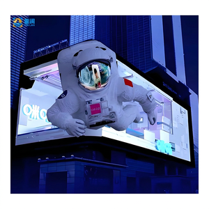 Écran LED extérieur 3D <span class=keywords><strong>grand</strong></span> format pour publicité vidéo, étanche, avec panneau d'affichage pour murs vidéo et enseignes publicitaires, modèle P3 à maintenance frontale - Product Image 1