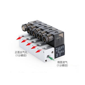 Vanne solénoïde pneumatique 3V1-06 à 2 positions et 3 voies, AC220V DC24V, commande normalement fermée pour gaz, huile, média de base, OEM - Product Image 5