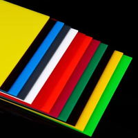 Plaques acryliques extrudées en gros, colorées, de 0,8 mm à 20 mm, transparentes, service de découpe gratuit