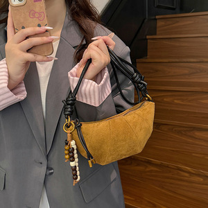 WT0107 Bolso Versátil para Mujer 2025 - Elegante Bolso Bandolera Cuadrado con Textura de Croissant - Product Image 2