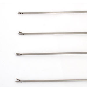 Pinza de sujeción de aguja de alta calidad, soporte de aguja laparoscópica reutilizable de 5x330mm, para cirugía laparoscópica - Product Image 3