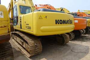 Excavadora usada en buenas condiciones Komatsu PC220 220-7 PC220LC Excavadora japonesa original con buen rendimiento - Product Image 2