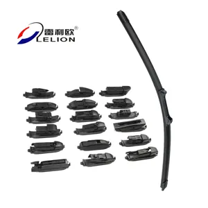 LELION üretici yüksek kalite yumuşak silecek lastiği çok fonksiyonlu araba cam sileceği bıçak siyah renk kutusu araba 10 adet yüksek seviye