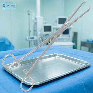 Pince à tenacules Pozzi, instrument chirurgical pour salle d'opération, certifiée CE, classe I, outil manuel - Product Image 2