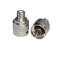 Adaptador Coaxial RF de Cobre de Alta Calidad, Conector RF N/F-JK, Adaptador de Conector N Macho a F Hembra