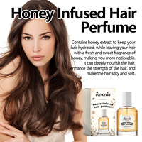 Parfum capillaire au miel pour femmes, réparateur nourrissant, pour cheveux secs et crépus, huile essentielle lissante et hydratante