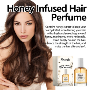 Parfum capillaire au miel pour femmes, réparateur nourrissant, pour <span class=keywords><strong>cheveux</strong></span> secs et crépus, <span class=keywords><strong>huile</strong></span> essentielle lissante et hydratante - Product Image 4