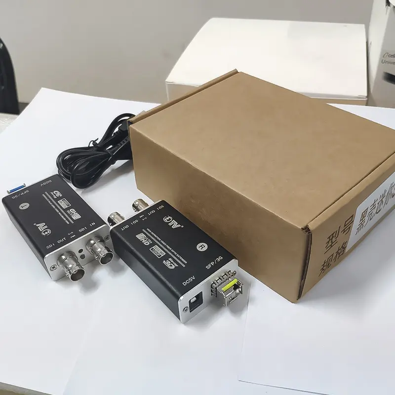 Etv 3G Hd Sdi Over Fiber Extender Converter Met Zender En Ontvanger