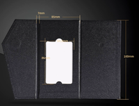 Carte de visite en métal gravée sur mesure avec boîte cadeau magnétique de luxe, emballage pour carte de membre VIP