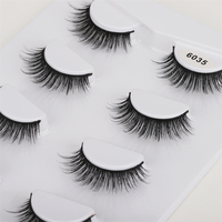 Vendeur 5 paires B C D Dd Curl 5D 7D 25Mm bande de faux vison moelleux en vrac faux cils cils de 10 paquet pour la vente en gros