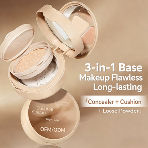 Fond de teint <span class=keywords><strong>CC</strong></span> crème isolante de luxe de haute qualité, vente en gros, OEM ODM, couvrance totale, longue durée, éclaircissant, maquillage - Product Image 2