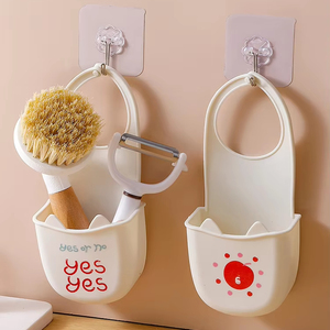 Commercio all'ingrosso filtro serbatoio acqua Organizer Mini lavello cesto portaoggetti appeso borsa per bagno cucina spugna gadget accessori