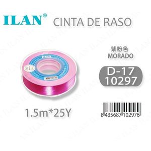 Nastro in Raso Ilan 1.5m 25Y Viola Morado D-17 - Product Image 3