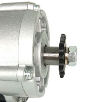 Moteur de brosse électrique pour tricycle et rickshaw électrique, différentiel et contrôleur 24V 450W étanche