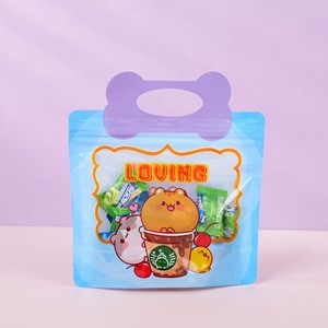 Bolsa de plástico con ventana, diseño colorido y atractivo, para envasar dulces, bocadillos, juguetes pequeños y condimentos. - Product Image 2