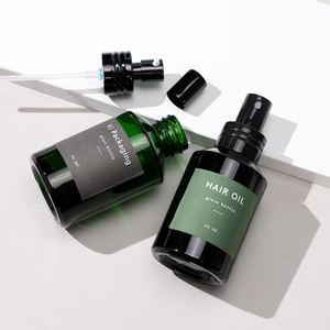 Botella de Spray de Vidrio Esmerilado con Hombro Inclinado para Cuidado de la Piel, Aceite Esencial, Spray Corporal, <span class=keywords><strong>Gel</strong></span>, Loción, Botella con Bomba - Product Image 2