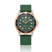 Montre unisexe à quartz avec calendrier et bracelet en silicone, style classique, sport et décontracté, pour homme et garçon, vente en gros depuis Hangzhou