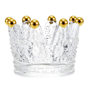 Portacandele Dropship in vetro moderno Votive & TeaLight con Design a corona per eventi di festa di Natale <span class=keywords><strong>e</strong></span> decorazioni per la <span class=keywords><strong>casa</strong></span> - Product Image 1