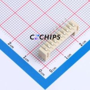 HCZZ0295-10 Wire-to-Board Pin Header Bent Lead Through Hole,P=2mm Connector 1x10P 2mm Right Angle Insert PH - Product Image 2