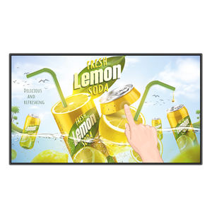 شاشة عرض رقمية رقيقة للغاية تعمل بنظام أندرويد للتركيب على الحائط مع شاشة لمس LCD عالية الدقة - Product Image 1