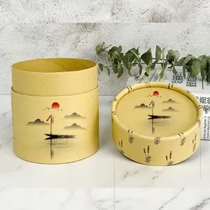 Hot Sale Biodegradable Paper Box Custom Kraft Tube For Food Tea Cylinder Round Paper Tube