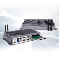 PC industriel sans ventilateur avec processeur Intel Celeron multi-cœurs, PC embarqué, Ethernet Gigabit pour le contrôle de machines CNC