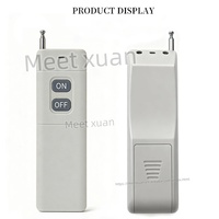 Émetteur-récepteur longue portée 433 MHz 3000 mètres, télécommande RF haute puissance 1/2/4 canaux, télécommande à code d'apprentissage 1527V